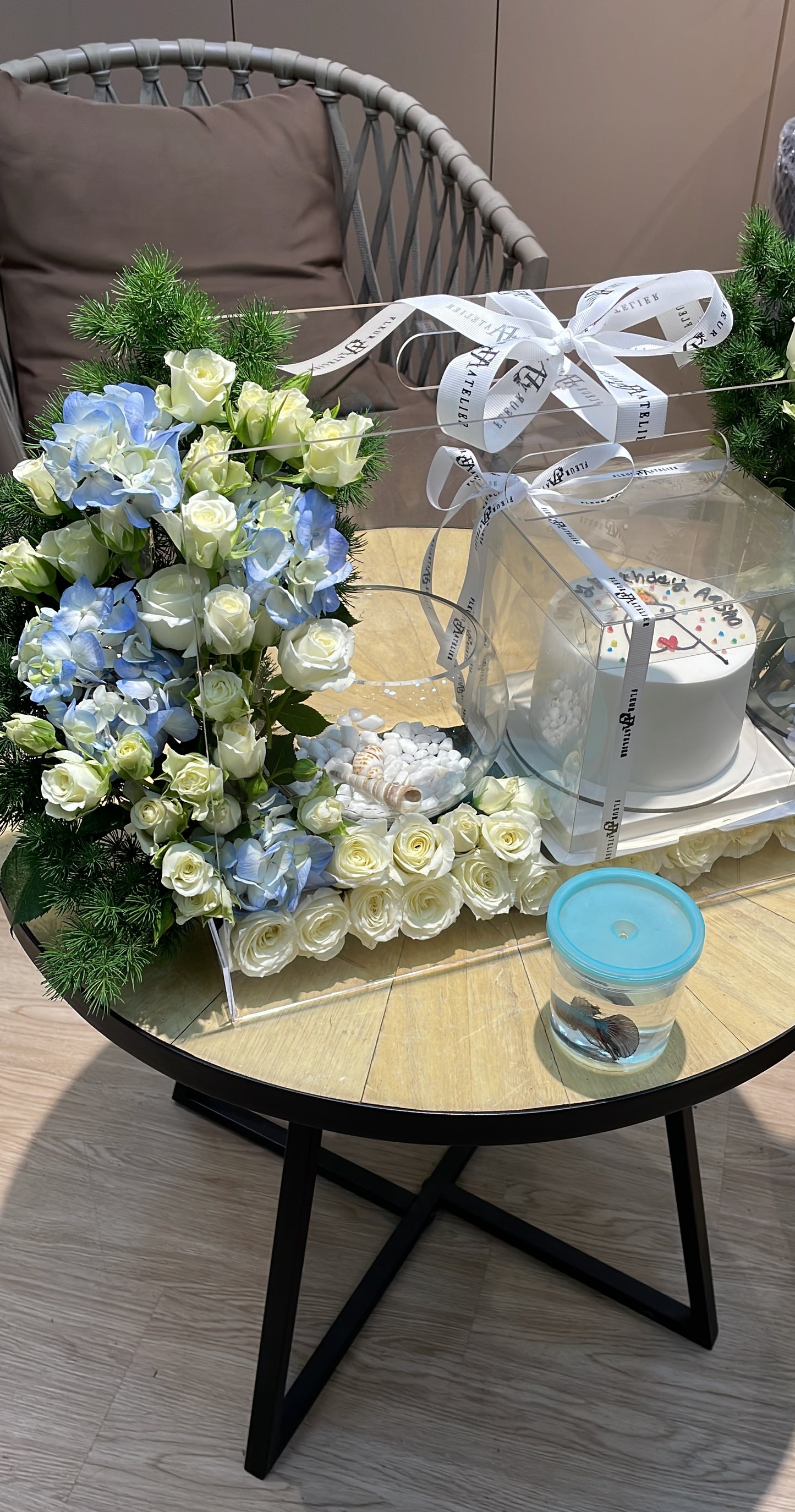 Combo - White and Blue