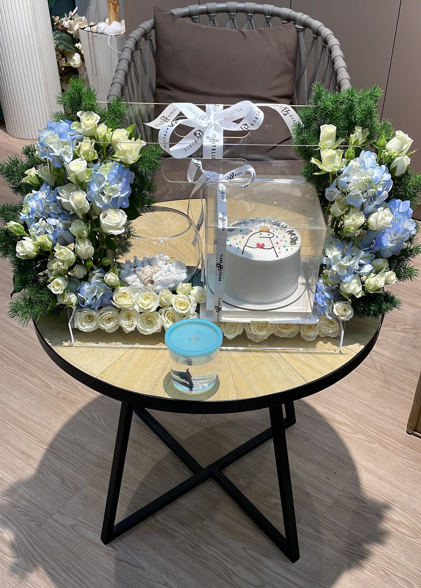 Combo - White and Blue