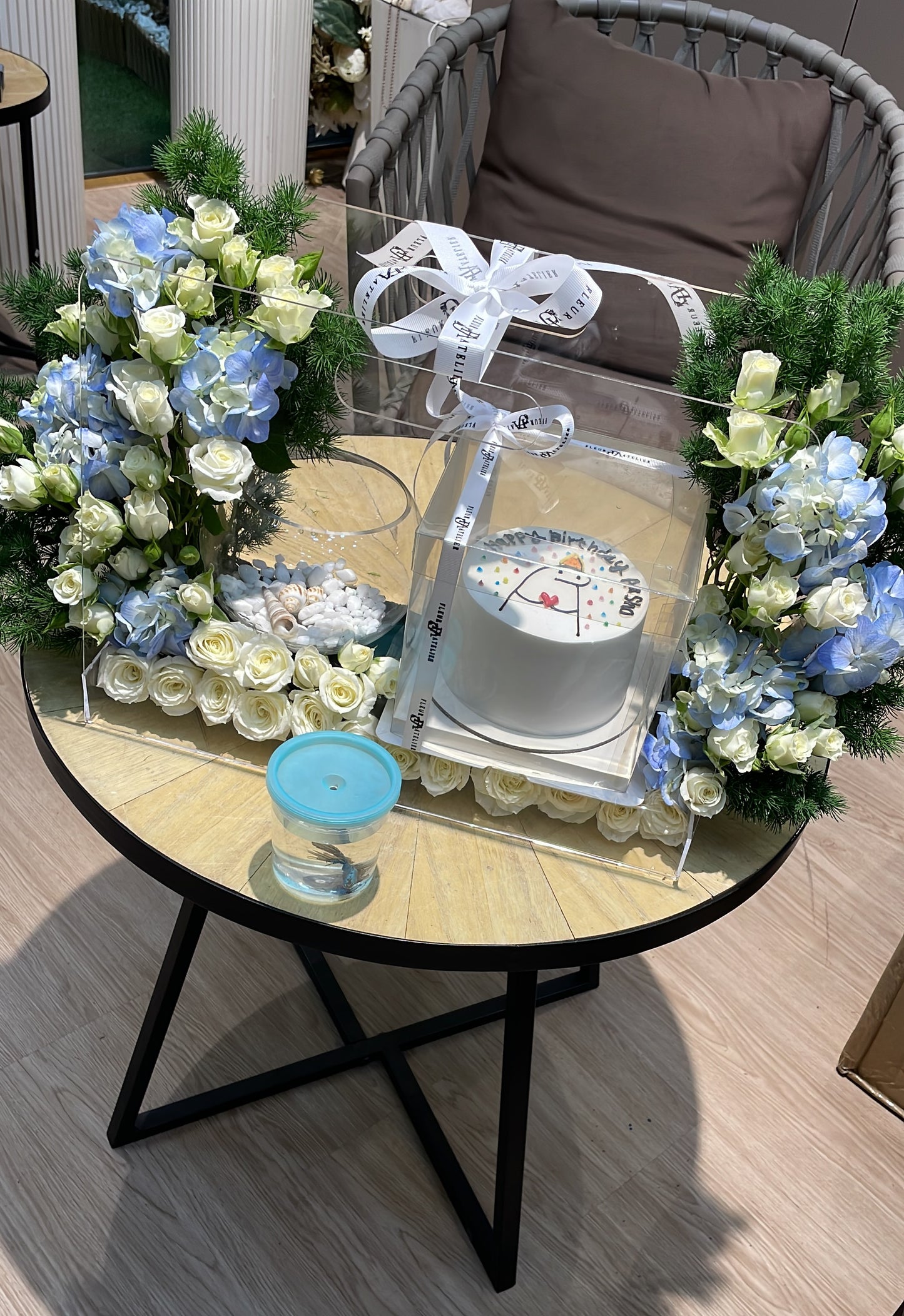 Combo - White and Blue