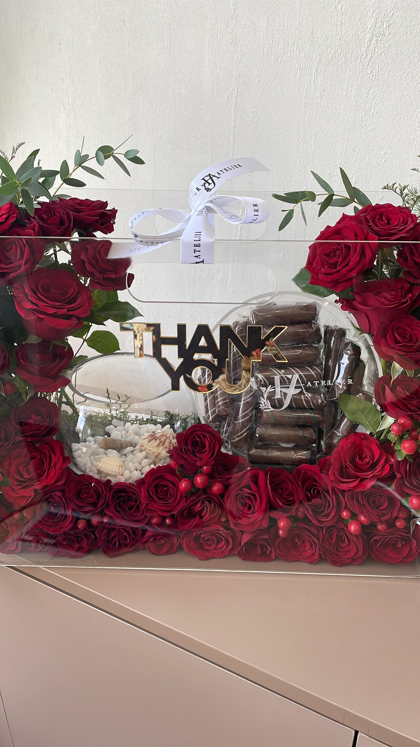 Flowers, Chocolates, Betta Fish - Red