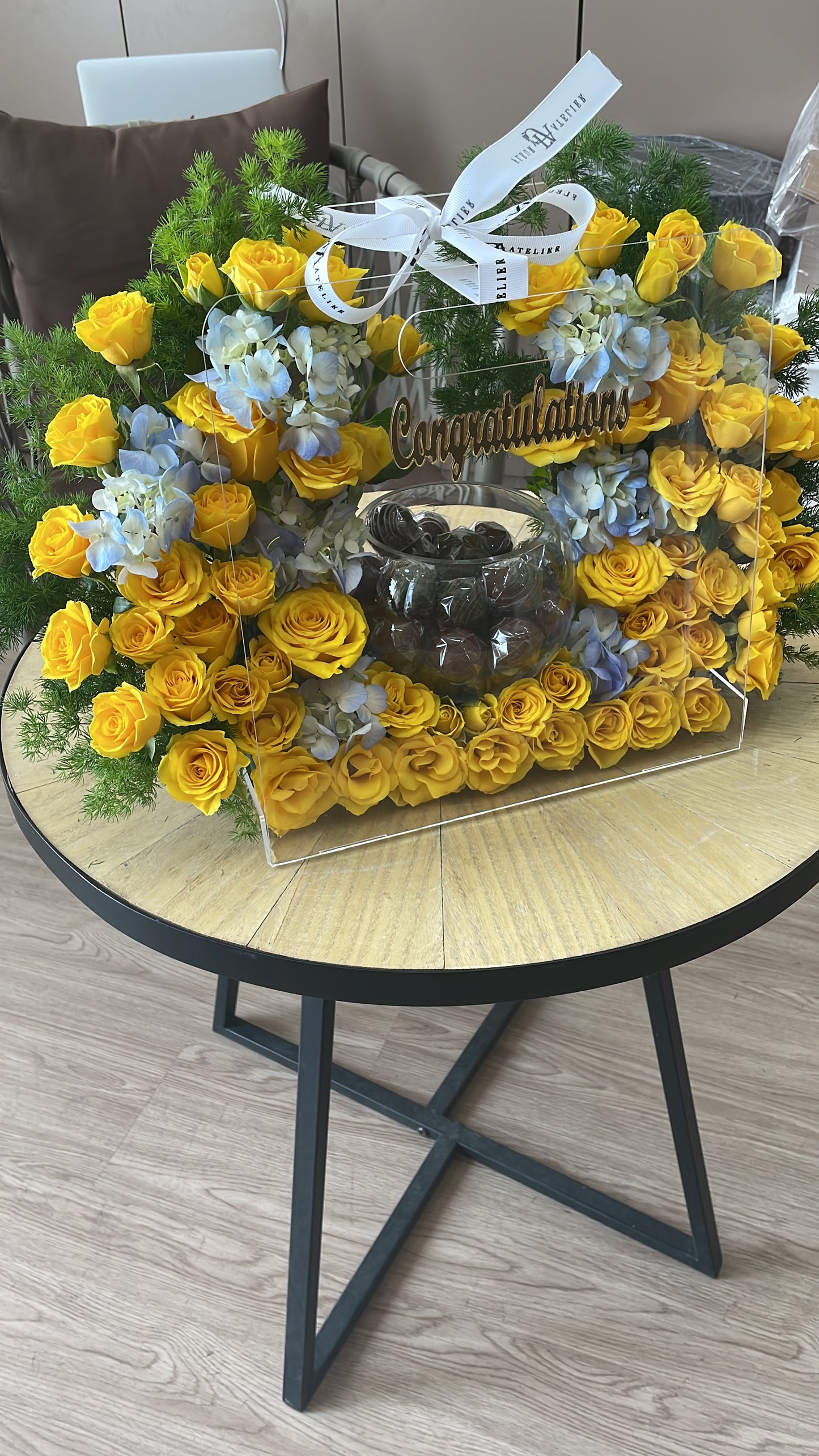 Flowers and Chocolates - Yellow