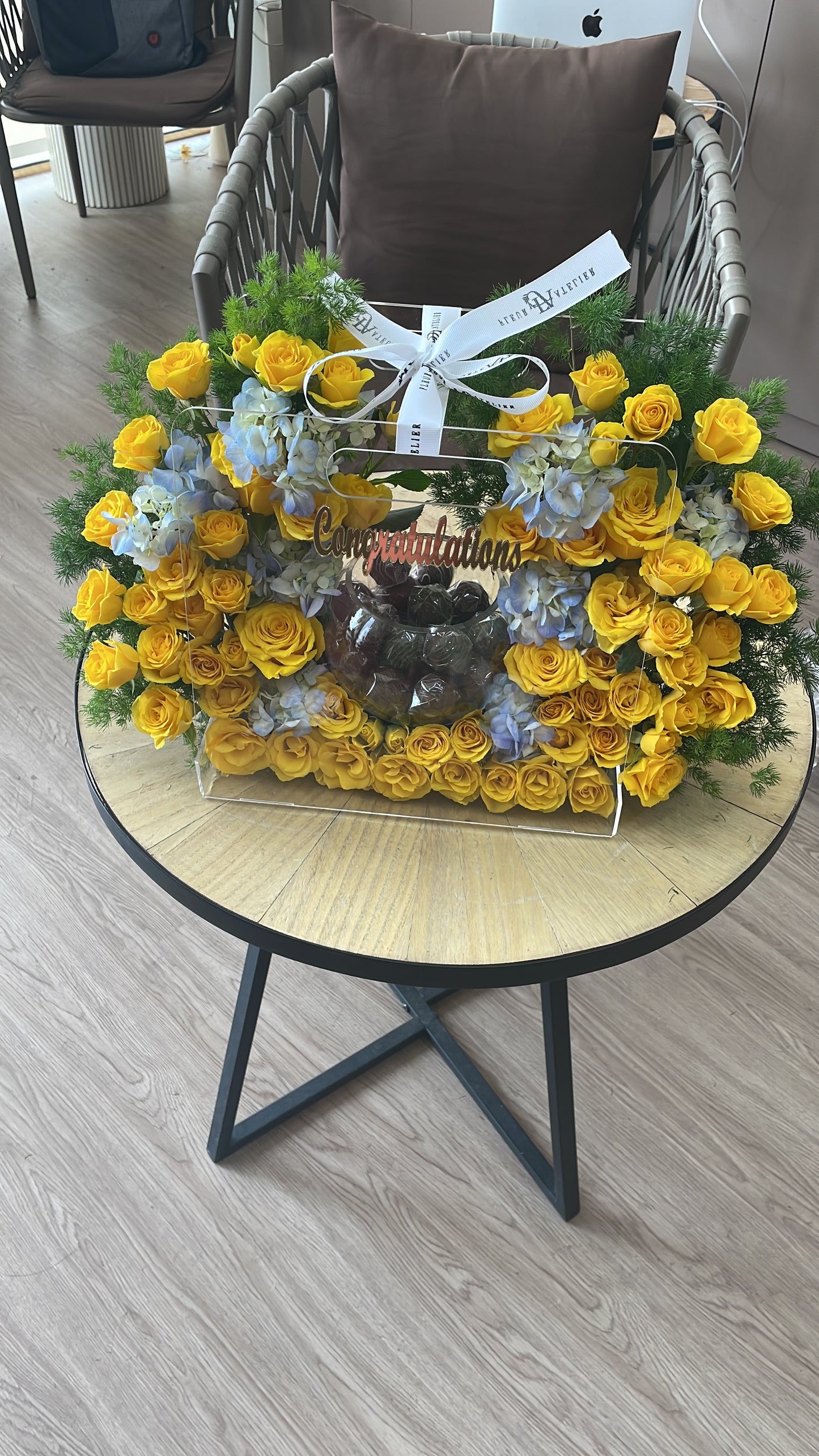 Flowers and Chocolates - Yellow