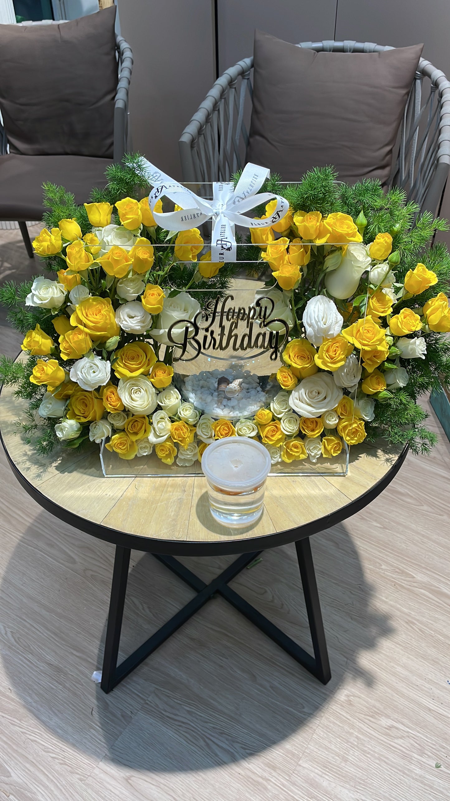 Flowers and Chocolates - Yellow