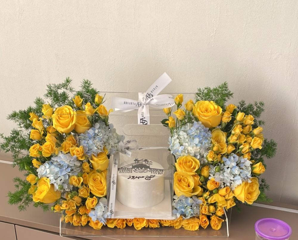Hajj Cake with Flowers