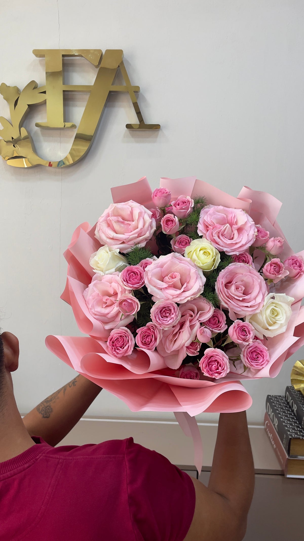 Pastel Hand Bouquet