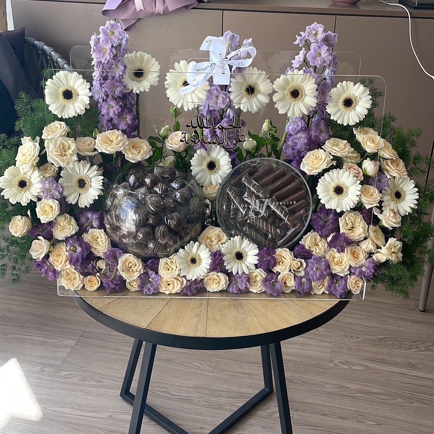 Flowers with Chocolates