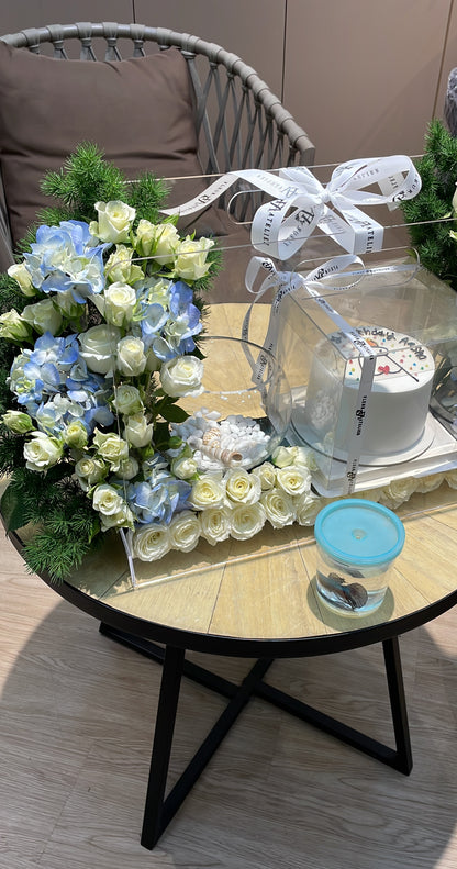Combo - White and Blue