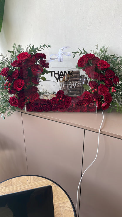 Flowers, Chocolates, Betta Fish - Red