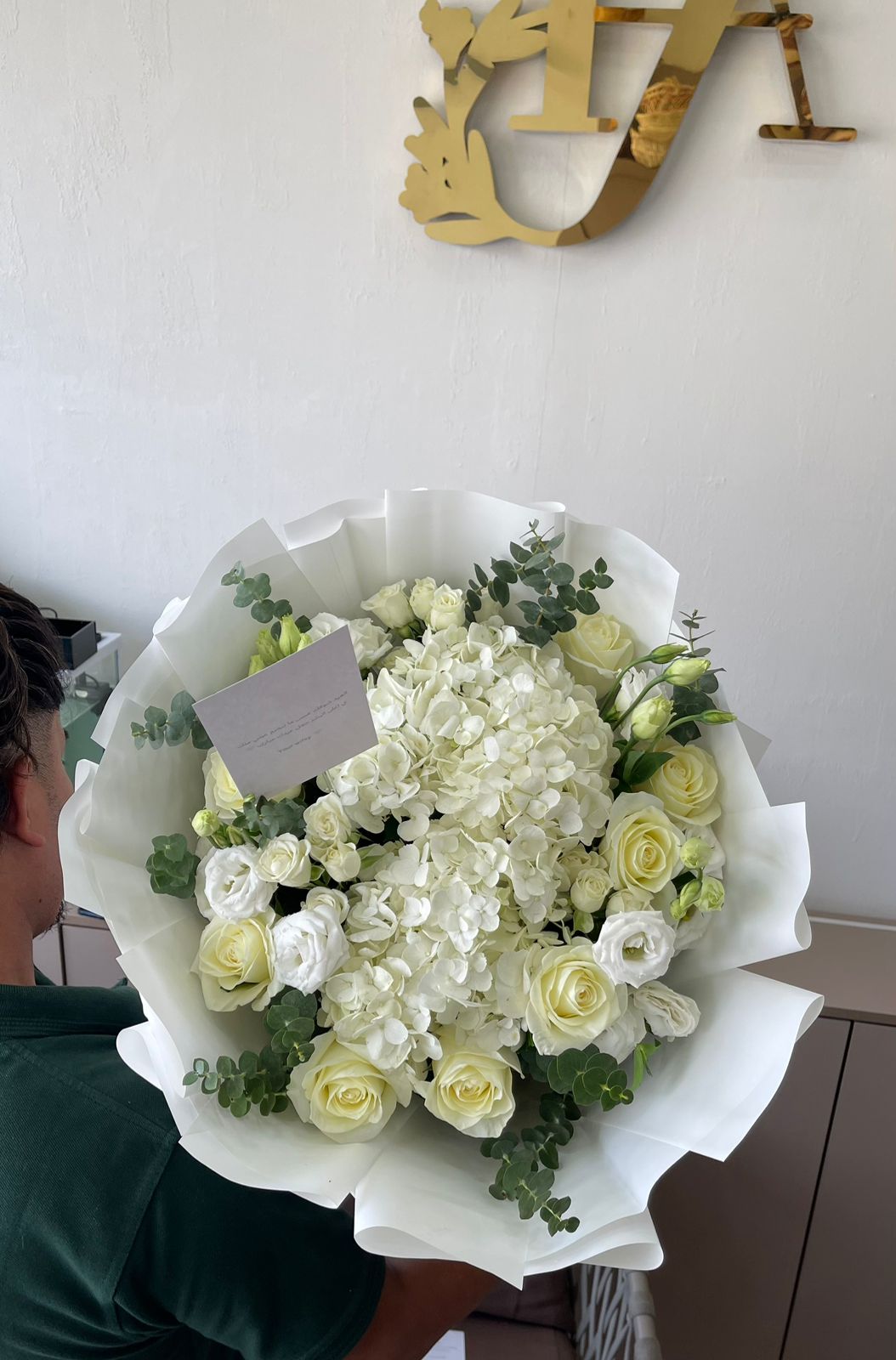Hand Bouquet White